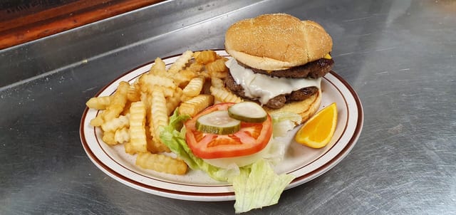 Double Cheese Burger.