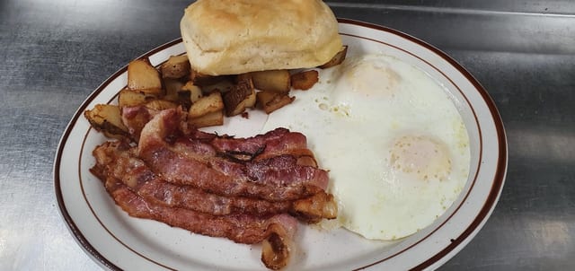 Two Eggs with Bacon.